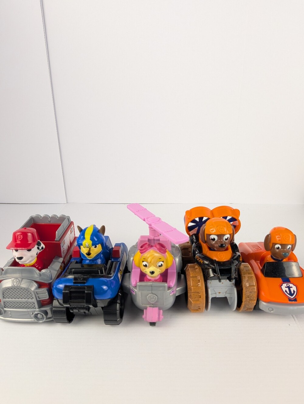 Paw Patrol Spinmaster Pup Vehicles Set Of 5